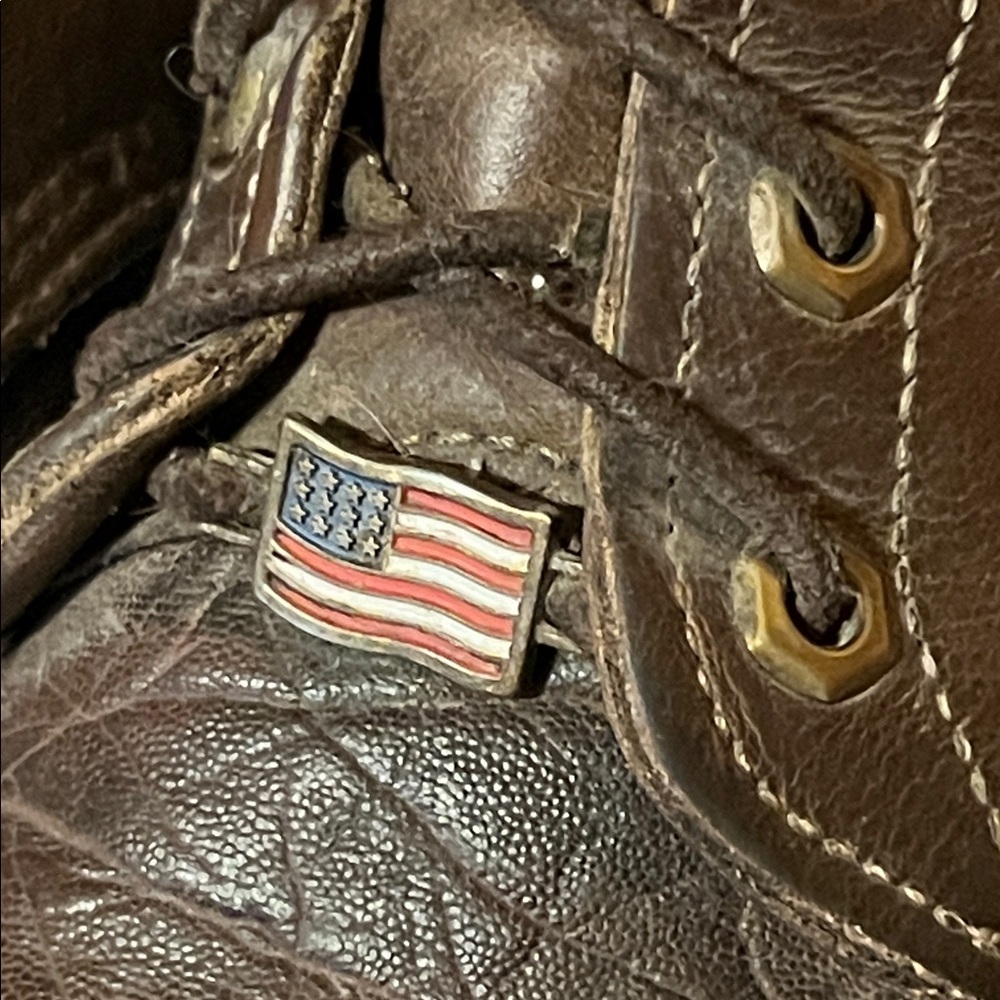 Chippewa Dark Brown Lace-Up Leather Work Boots - Picture 3 of 16
